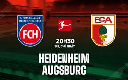 Nhận định bóng đá Heidenheim vs Augsburg 20h30 ngày 1/9 (Bundesliga 2024/25)