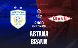 Nhận định Astana vs Brann 21h00 ngày 29/8 (Conference League 2024/25)