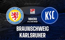 Nhận định Braunschweig vs Karlsruher 18h30 ngày 1/9 (Hạng 2 Đức 2024/25)