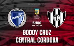 Nhận định Godoy Cruz vs Central Cordoba 5h00 ngày 3/9 (VĐQG Argentina 2024)