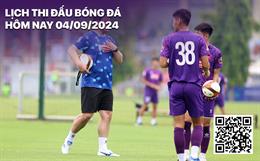 Lịch thi đấu bóng đá hôm nay 4/9: U21 Việt Nam vs U21 Trung Quốc