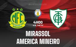 Nhận định Mirassol vs America Mineiro 5h00 ngày 4/9 (Hạng 2 Brazil 2024)