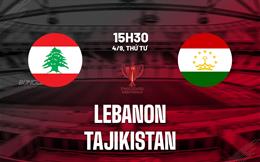 Nhận định bóng đá Lebanon vs Tajikistan 15h30 ngày 4/9 (Merdeka Cup 2024)