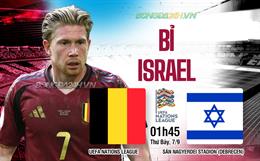 Nhận định Bỉ vs Israel (01h45 ngày 07/09): Mệnh lệnh phải thắng