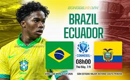 Nhận định Brazil vs Ecuador (08h00 ngày 07/09): Chờ Selecao vượt khó