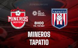 Nhận định Mineros vs Tapatio 8h00 ngày 7/9 (Hạng 2 Mexico 2024/25)