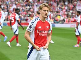 Arsenal thở phào với chấn thương của Martin Odegaard