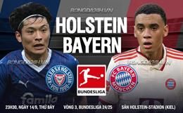 Nhận định Holsten Kiel vs Bayern Munich 23h30 ngày 14/9 (Bundesliga 2024/25)