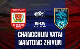 Nhận định Changchun Yatai vs Nantong Zhiyun 18h35 ngày 14/9 (VĐQG Trung Quốc 2024)