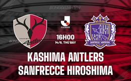 Nhận định Kashima Antlers vs Sanfrecce Hiroshima 16h00 ngày 14/9 (VĐQG Nhật Bản 2024)