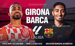 Nhận định Girona vs Barca (21h15 ngày 15/9): Derby nảy lửa