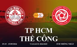 Trực tiếp TP HCM vs Viettel link xem V-League hôm nay 15/9/2024