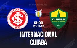 Nhận định Internacional vs Cuiaba 6h00 ngày 17/9 (VĐQG Brazil 2024)