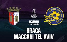 Nhận định Braga vs Maccabi Tel Aviv 2h00 ngày 27/9 (Europa League 2024/25)