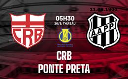 Nhận định bóng đá CRB vs Ponte Preta 5h30 ngày 20/9 (Hạng 2 Brazil 2024)