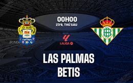 Nhận định Las Palmas vs Betis (0h00 ngày 27/9): Chủ nhà nỗ lực giành điểm