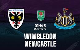 Nhận định Wimbledon vs Newcastle 01h45 ngày 25/9 (Cúp Liên đoàn Anh 2024/25)