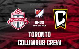 Nhận định Toronto vs Columbus Crew 6h30 ngày 19/9 (Nhà nghề Mỹ 2024)