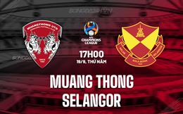 Nhận định Muang Thong vs Selangor 17h00 ngày 19/9 (AFC Champions League Two 2024/25)