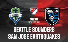 Nhận định Seattle Sounders vs San Jose Earthquakes 9h30 ngày 19/9 (Nhà nghề Mỹ 2024)