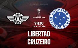 Nhận định Libertad vs Cruzeiro 7h30 ngày 20/9 (Copa Sudamericana 2024)