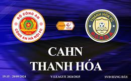 CAHN vs Thanh Hoá link xem trực tiếp bóng đá V-League 2024/25