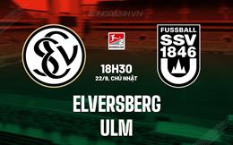 Nhận định Elversberg vs Ulm 18h30 ngày 22/9 (Hạng 2 Đức 2024/25)