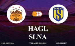 Xem HAGL vs SLNA 17h00 hôm nay 21/9 trên FPT Play