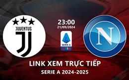 Xem Juventus vs Napoli 23h00 hôm nay 21/9 trên kênh nào?