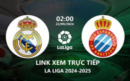 Xem trực tiếp Real Madrid vs Espanyol 2h00 ngày 22/9 ở đâu?