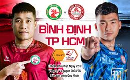 Nhận định Bình Định vs TP.HCM (18h00 ngày 22/9): Hướng tới chiến thắng đầu tay