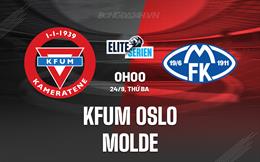 Nhận định KFUM Oslo vs Molde 0h00 ngày 24/9 (VĐQG Na Uy 2024)