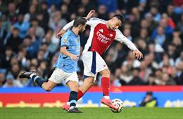 Dàn sao Man City không hài lòng với cách thi đấu của Arsenal