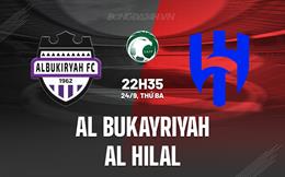 Nhận định Al Bukayriyah vs Al Hilal 22h35 ngày 24/9 (King’s Cup Saudi Arabia 2024)