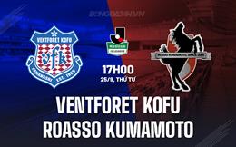 Nhận định Ventforet Kofu vs Roasso Kumamoto 17h00 ngày 25/9 (Hạng 2 Nhật Bản 2024)