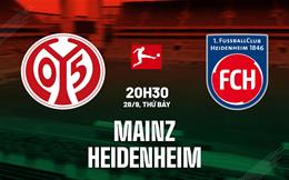 Nhận định bóng đá Mainz vs Heidenheim 20h30 ngày 28/9 (Bundesliga 2024/25)