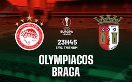 Nhận định bóng đá Olympiacos vs Braga 23h45 ngày 3/10 (Europa League 2024/25)