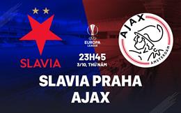 Nhận định bóng đá Slavia Praha vs Ajax 23h45 ngày 3/10 (Europa League 2024/25)