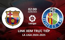 Xem Barcelona vs Getafe 2h00 ngày 26/9 trên kênh nào?