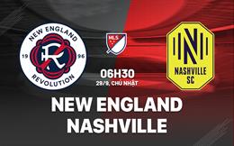 Nhận định New England Revolution vs Nashville 6h30 ngày 29/9 (Nhà nghề Mỹ 2024)