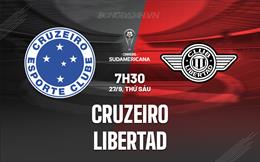 Nhận định Cruzeiro vs Libertad 7h30 ngày 27/9 (Copa Sudamericana 2024)