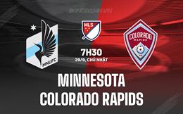 Nhận định Minnesota vs Colorado Rapids 7h30 ngày 29/9 (Nhà nghề Mỹ 2024)