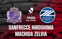 Nhận định Sanfrecce Hiroshima vs Machida Zelvia 17h00 ngày 28/9 (VĐQG Nhật Bản 2024)