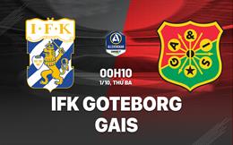 Nhận định IFK Goteborg vs GAIS 0h10 ngày 1/10 (VĐQG Thụy Điển 2024)