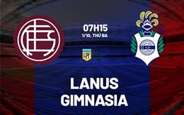 Nhận định bóng đá Lanus vs Gimnasia 7h15 ngày 1/10 (VĐQG Argentina 2024)