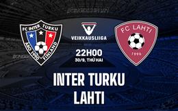 Nhận định Inter Turku vs Lahti 22h00 ngày 30/9 (VĐQG Phần Lan 2024)