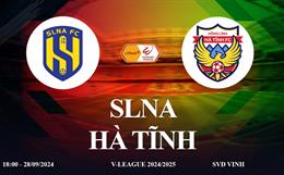 Trực tiếp bóng đá SLNA vs Hà Tĩnh link xem V-League 29/9/2024