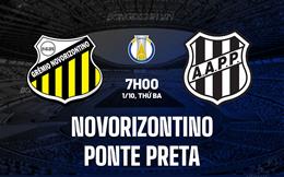 Nhận định Novorizontino vs Ponte Preta 7h00 ngày 1/10 (Hạng 2 Brazil 2024)