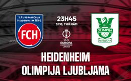 Nhận định Heidenheim vs Olimpija Ljubljana 23h45 ngày 3/10 (Conference League 2024/25)