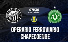 Nhận định Operario Ferroviario vs Chapecoense 7h30 ngày 4/10 (Hạng 2 Brazil 2024)